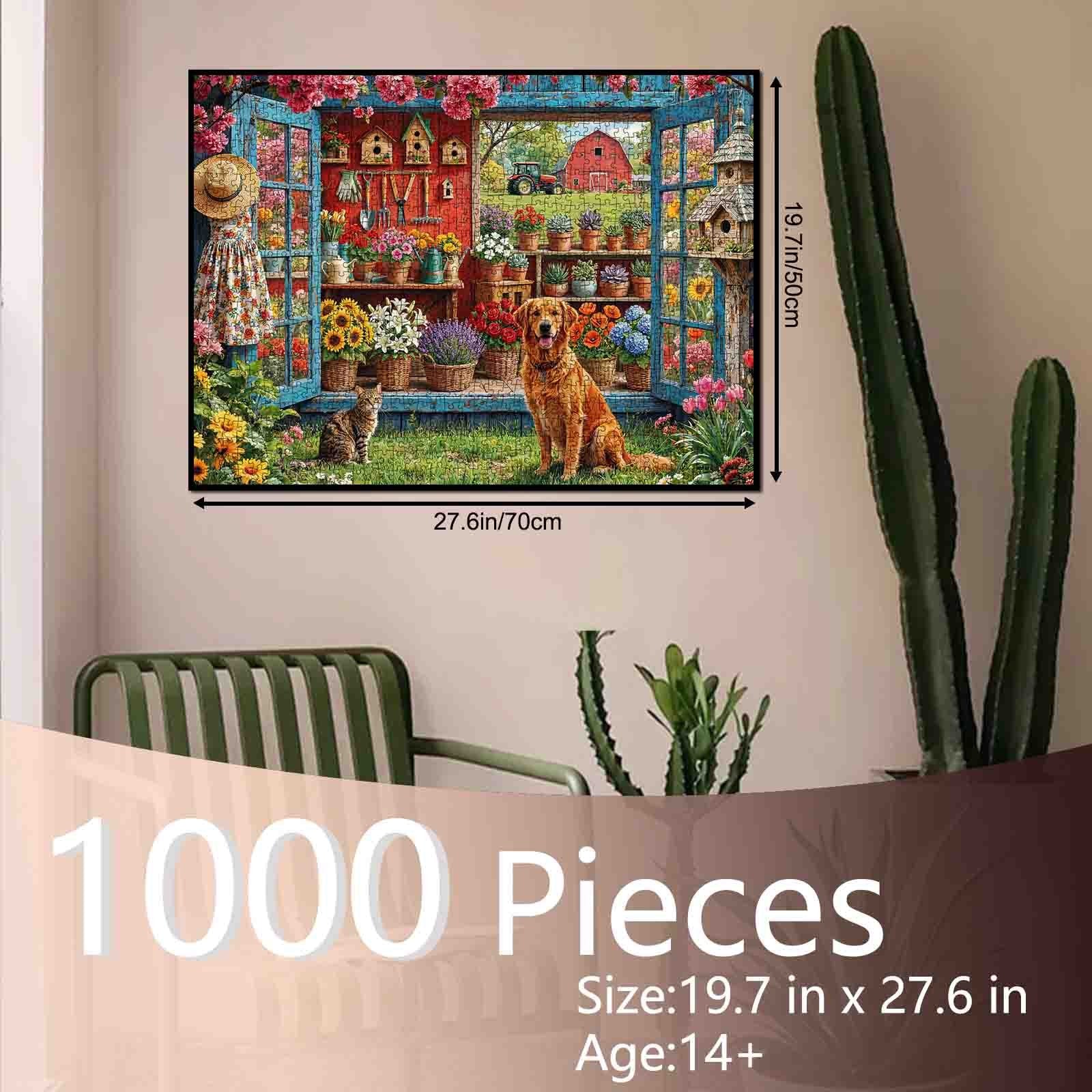 tucocoo-spring-farm-garden-greenhouse-puzzle-1000-teile-garten image 5