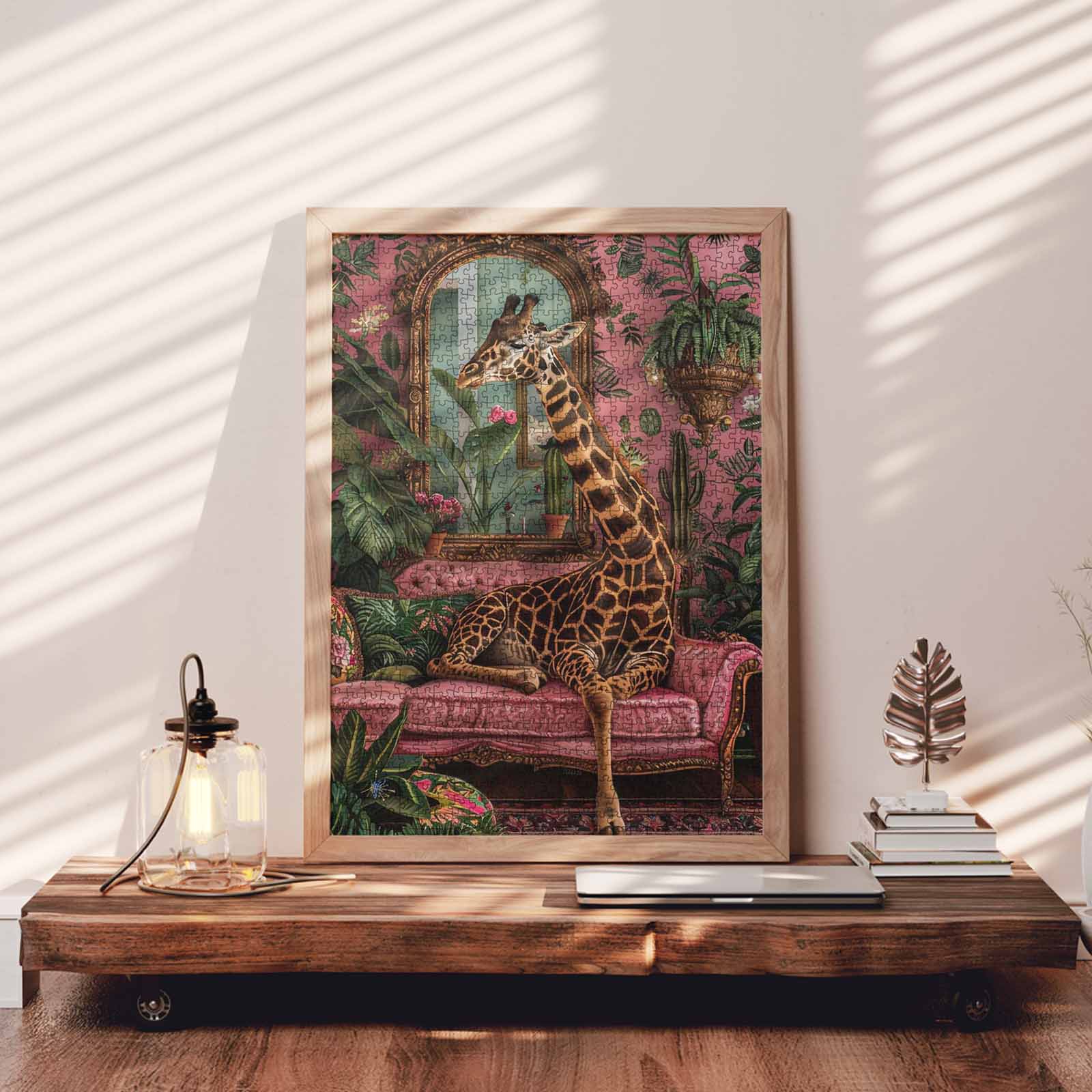 tucocoo-giraffe-auf-samtsofa-puzzle-1000-teile-tiermotiv image 3