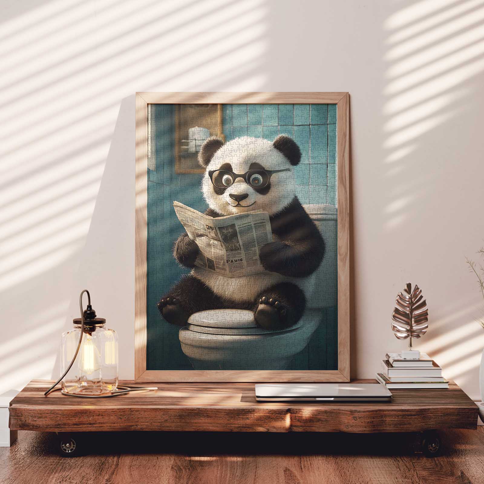 tucocoo-panda-reading-puzzle-1000-teile-tiere image 3