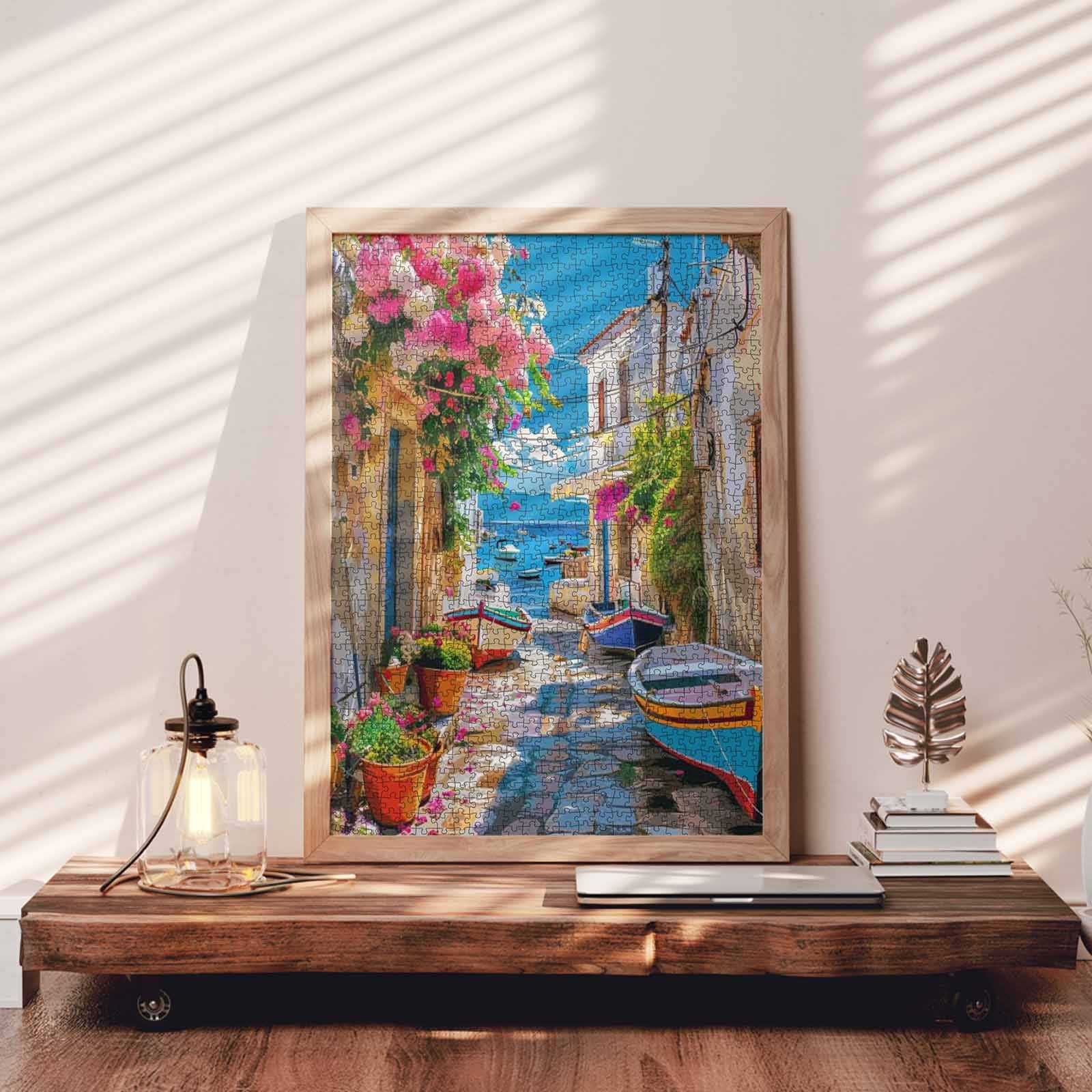 tucocoo-boats-bougainvillea-alley-puzzle-1000-teile-meer image 3