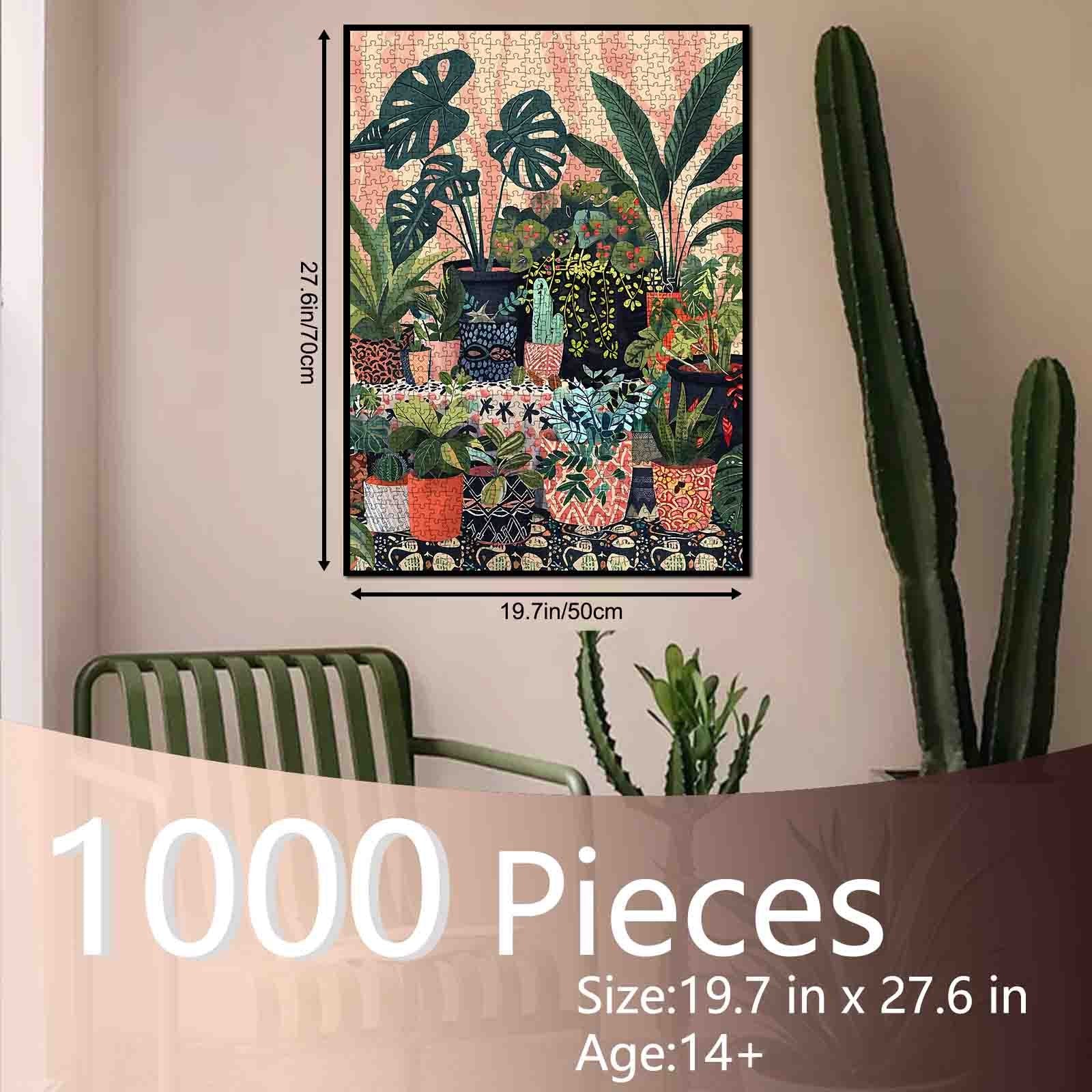 tucocoo-indoor-botanical-plant-puzzle-1000-teile-zimmerpflanzen image 5