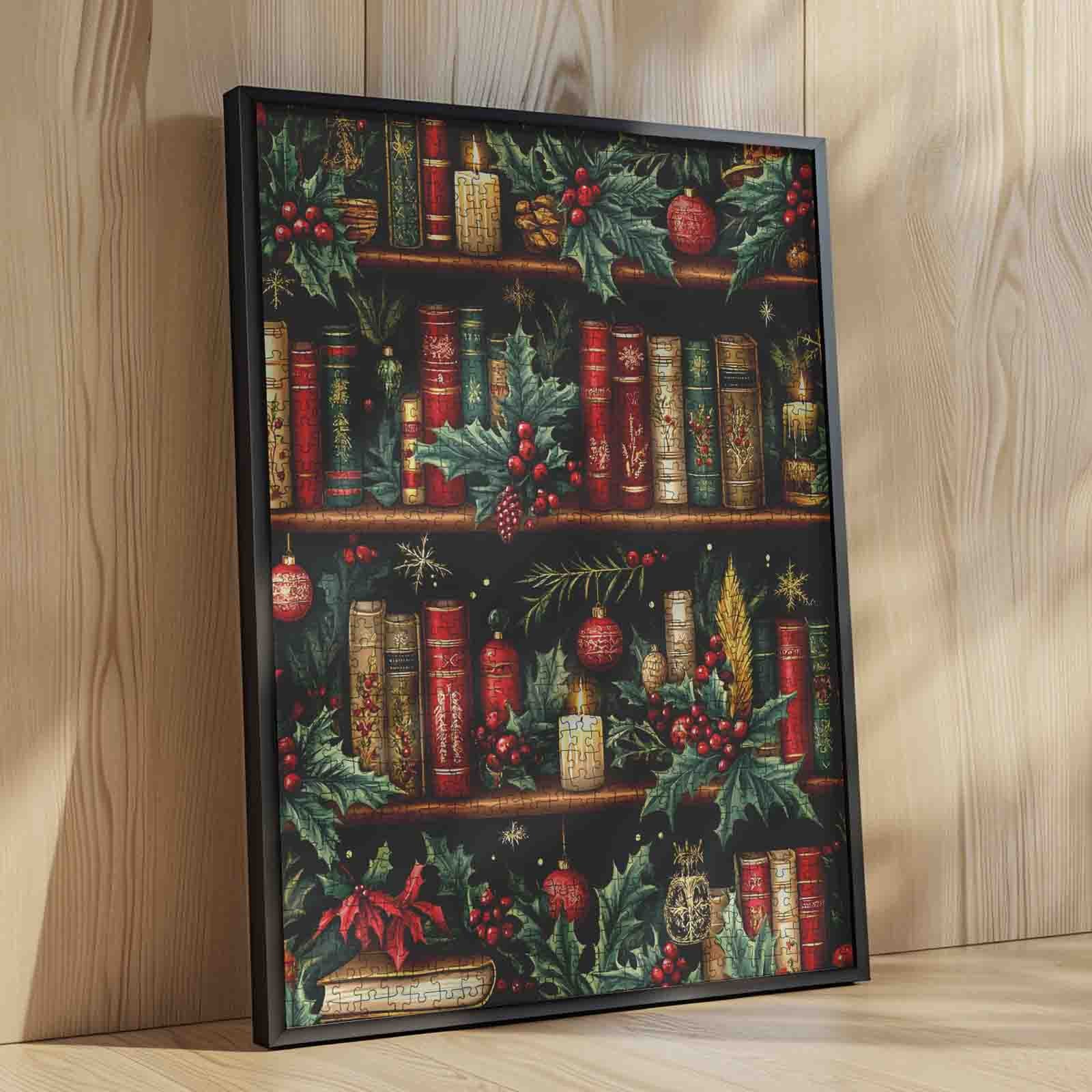 tucocoo-christmas-bookshelf-puzzle-1000-teile-weihnachten image 4