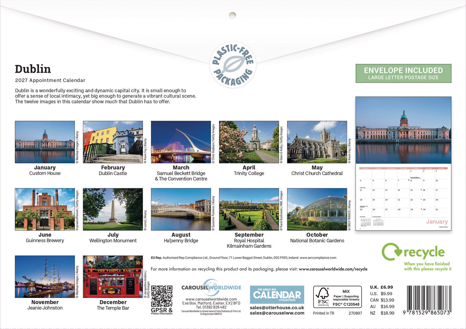 otter-house-dublin-a4-wandkalender-2027-irland image 2