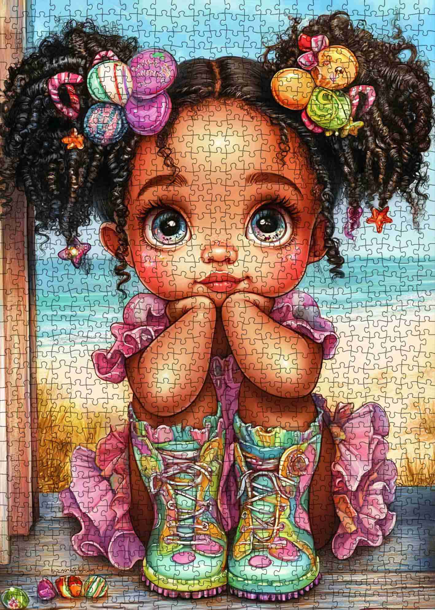tucocoo-candy-hair-girl-puzzle-1000-teile-m-dchen image 2