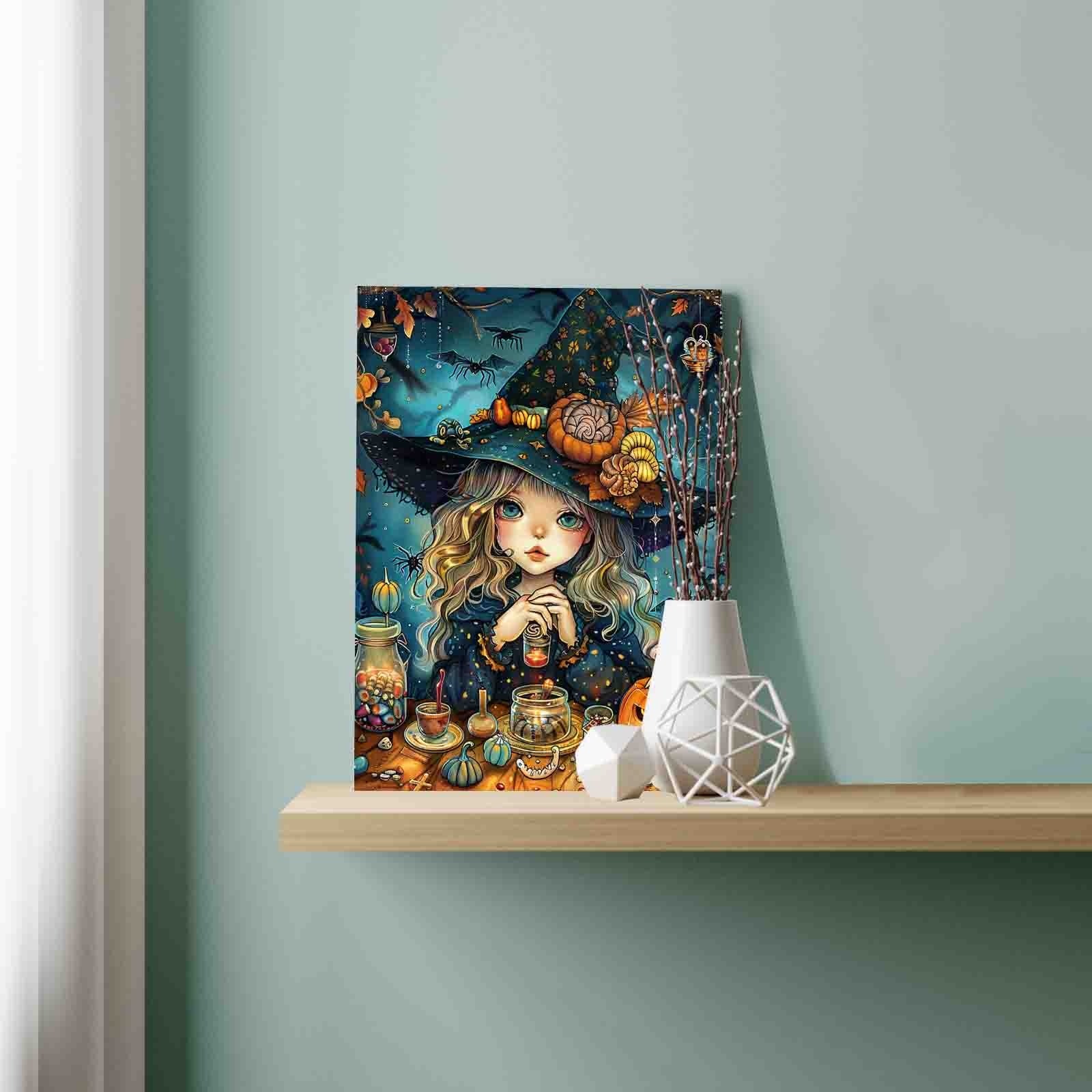 tucocoo-paint-by-numbers-hexe-malen-nach-zahlen-40x50-ohne-rahmen image 3