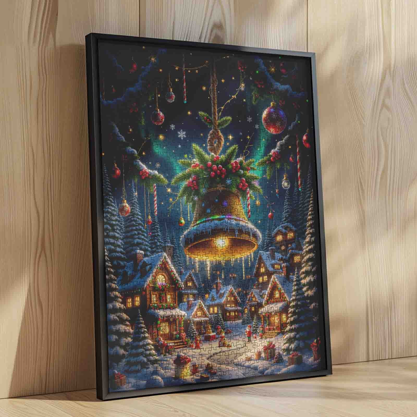 tucocoo-golden-christmas-bell-puzzle-1000-teile-weihnachten image 4