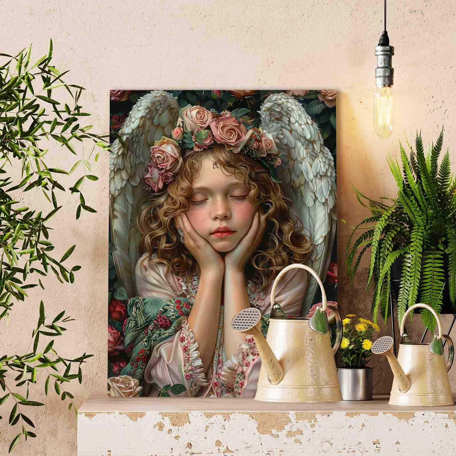 tucocoo-angel-with-roses-malen-nach-zahlen-40x50-cm-engel image 2