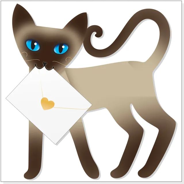 otter-house-special-delivery-3d-karte-siam-katze-dandy image 1