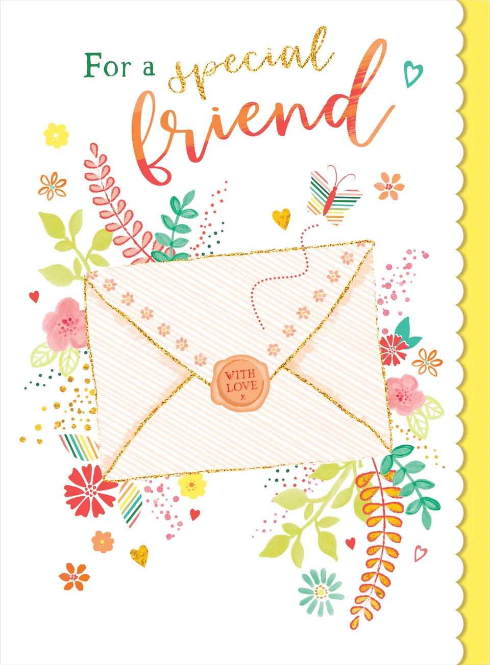 otter-house-beautiful-moments-envelope-flowers-grussskarte image 1