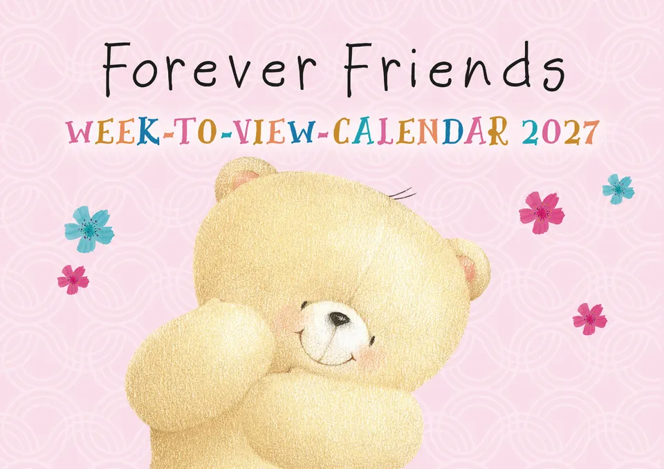 otter-house-forever-friends-week-to-view-planner-a4-kalender-2027-familie image 1