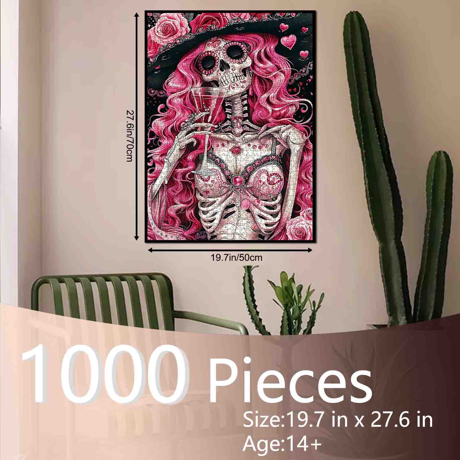 tucocoo-gothic-skeleton-evening-gown-puzzle-1000t image 5
