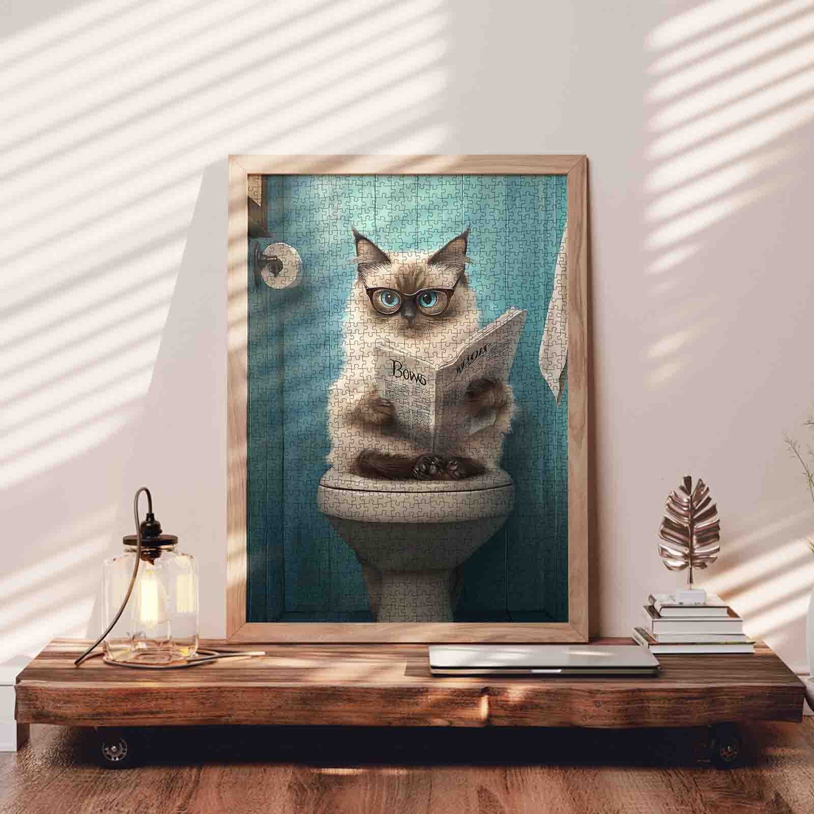 tucocoo-jigsaw-cat-reading-newspaper-puzzle-1000-teile-katze image 3