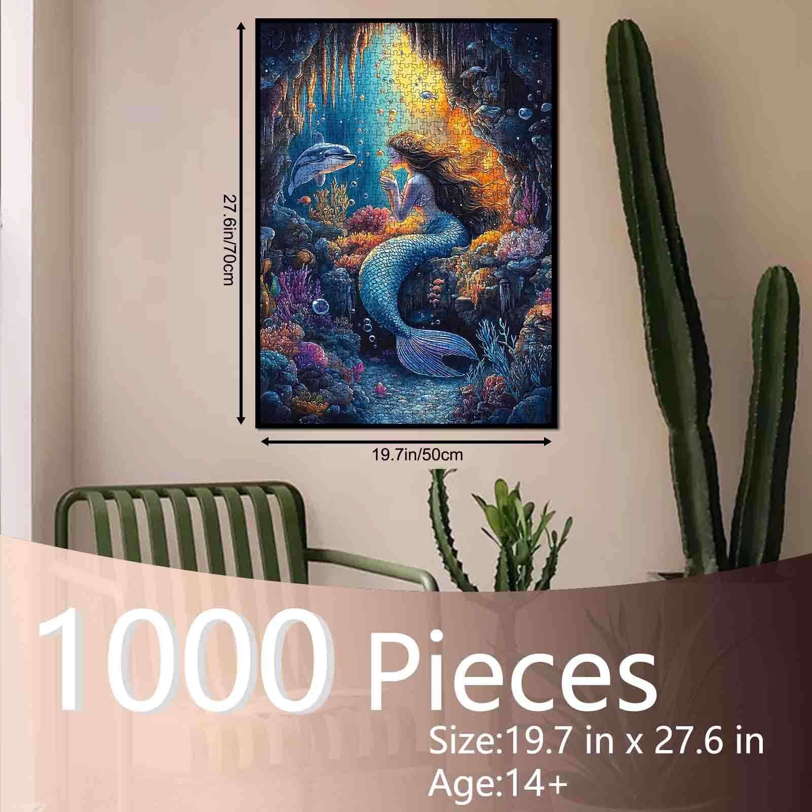tucocoo-mermaid-coral-reef-puzzle-1000-teile-meerjungfrau image 5