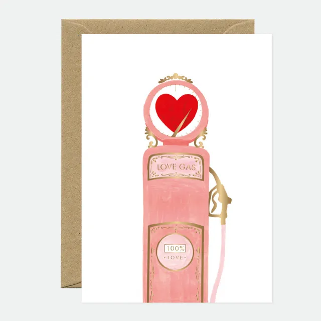 all-the-ways-to-say-greeting-cards-love-gas-gru-karte-goldfolie-a6 image 1