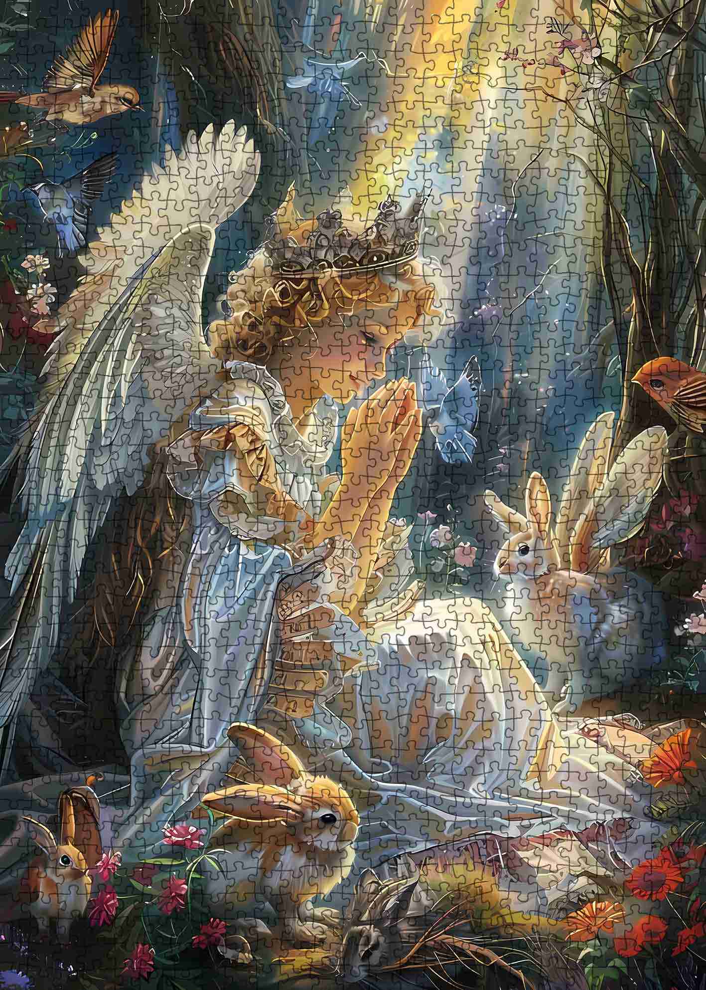 tucocoo-forest-guardian-angel-puzzle-1000-teile-engel image 2