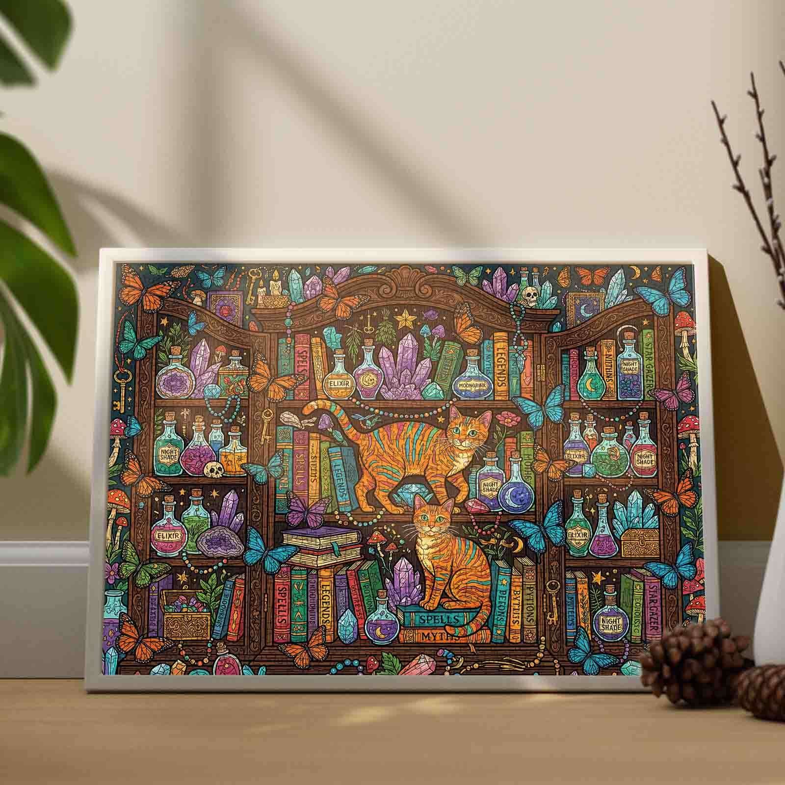 tucocoo-enchanted-cat-apothecary-puzzle-1000-teile-katzenmotiv image 3