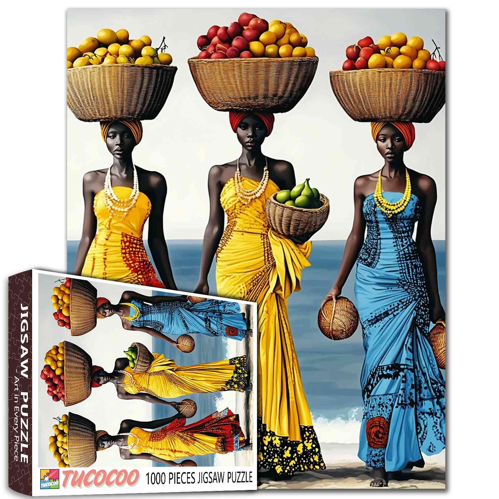 tucocoo-african-women-fruit-carriers-puzzle-1000-teile image 1
