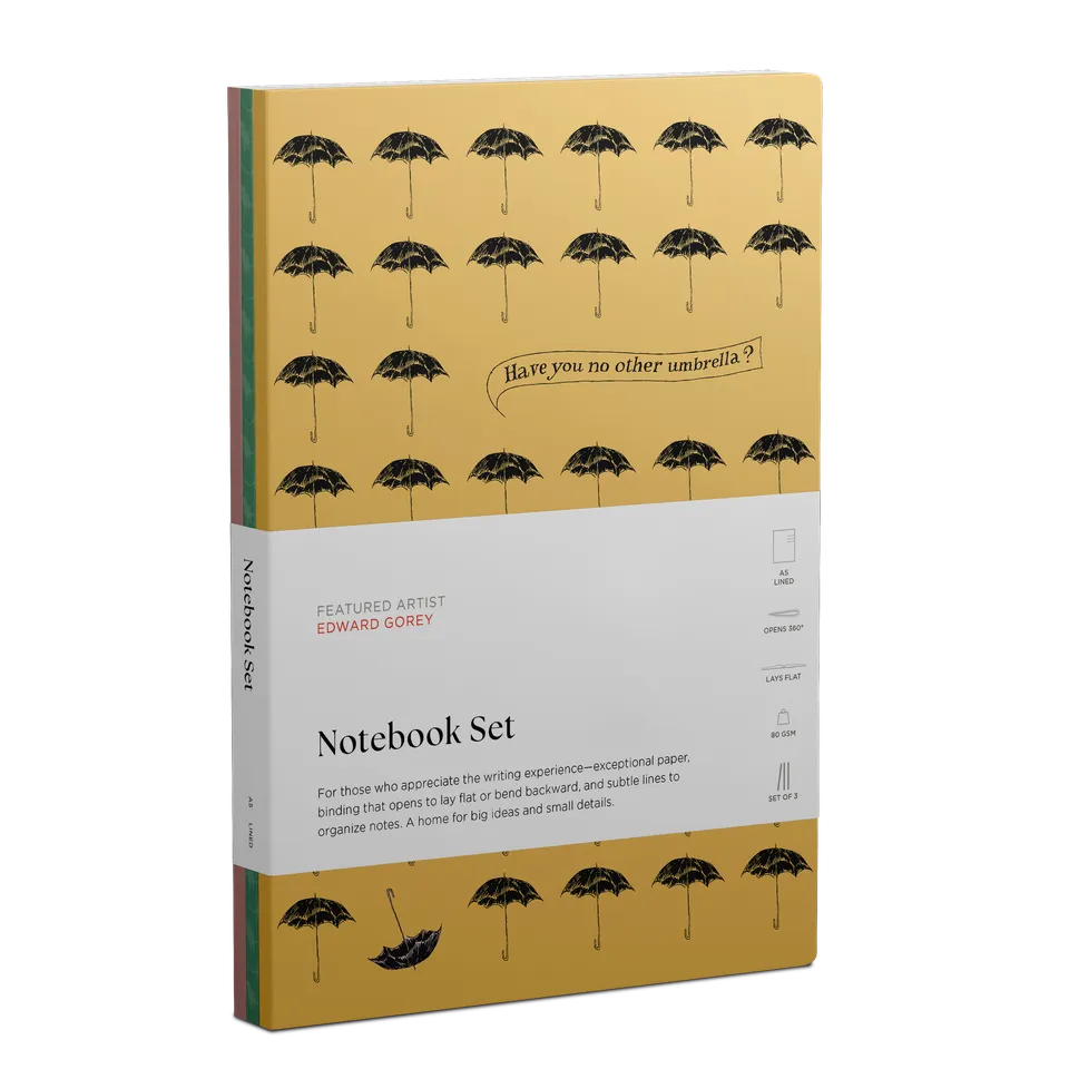 pomegranate-edward-gorey-notizbuch-set-notizb-cher-humor-3-teilig image 1