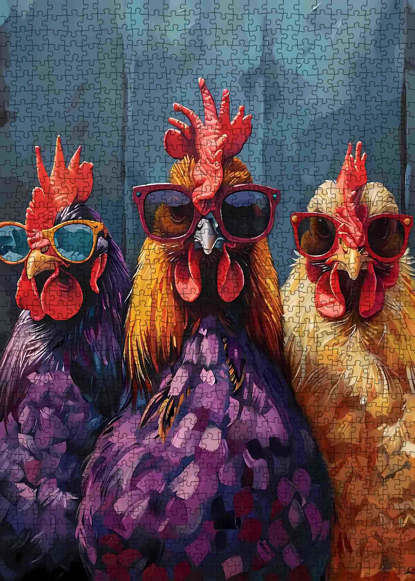 tucocoo-3-cool-chickens-puzzle-1000-teile-h-hner image 2