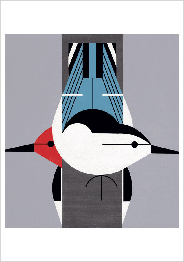 pomegranate-charley-harper-upside-downside-klappkarte image 1