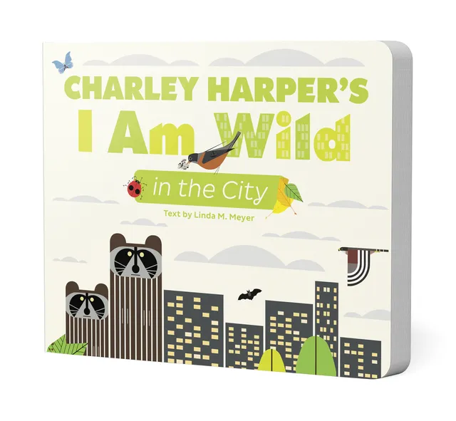 pomegranate-charley-harper-i-am-wild-in-the-city-pappbuch image 1