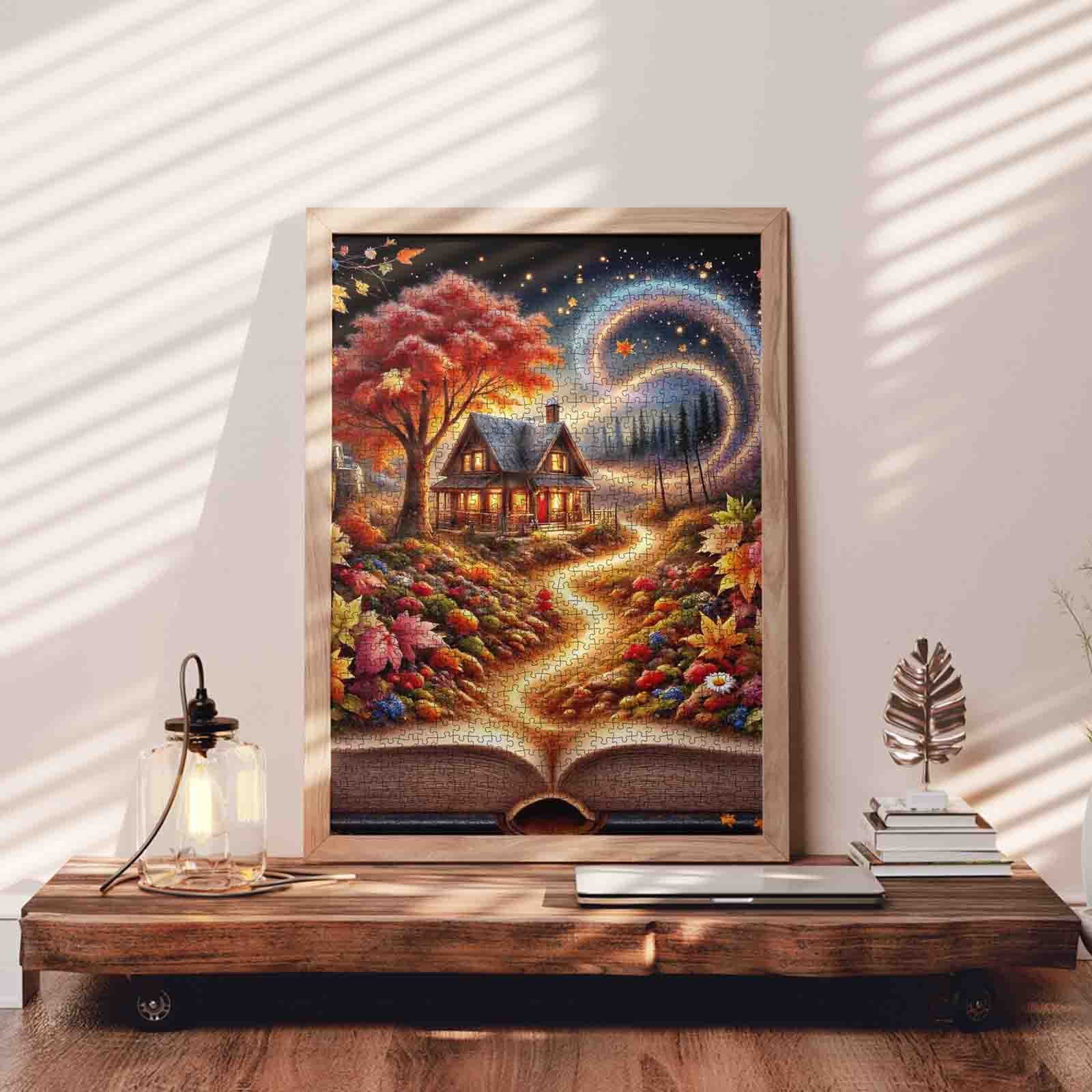 tucocoo-autumn-tale-cottage-puzzle-1000-teile-herbst image 3