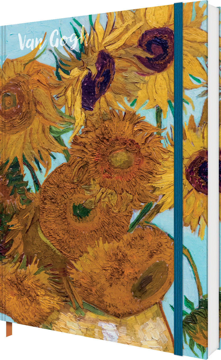 otter-house-van-gogh-a5-notizbuch-sunflowers-175-seiten image 1