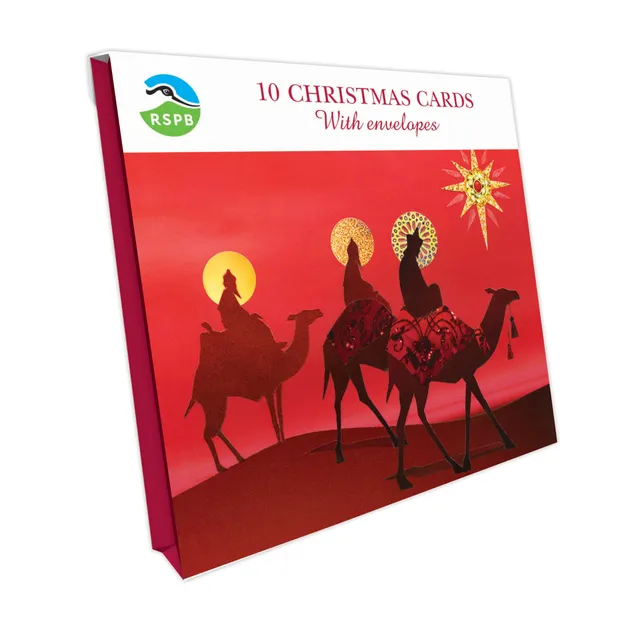otter-house-three-kings-weihnachtskarten-10er-pack-rspb image 1