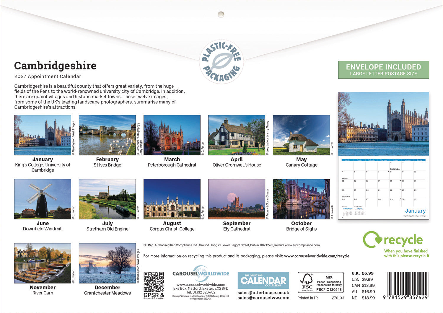otter-house-cambridgeshire-a4-kalender-2027 image 2