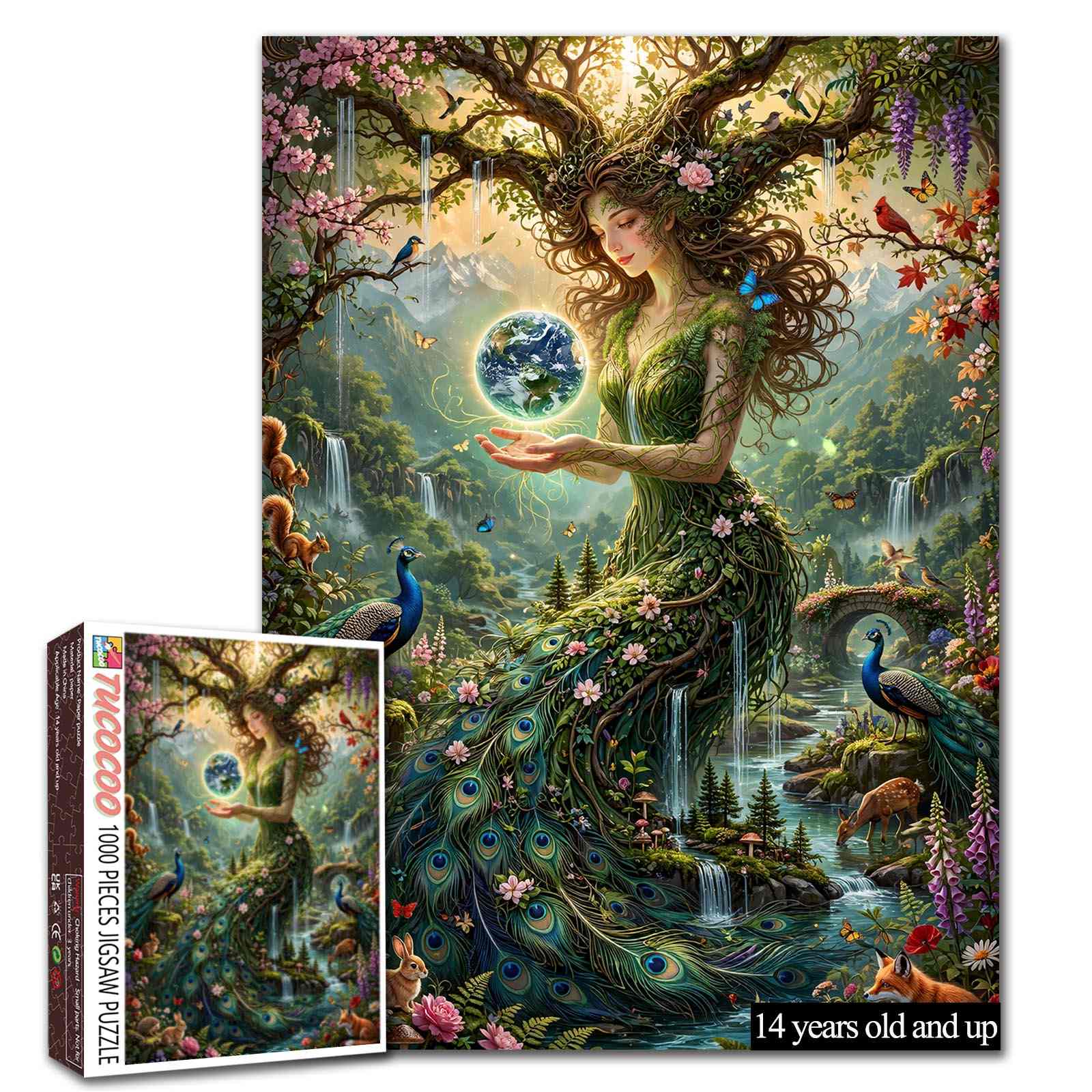 tucocoo-enchanted-mother-nature-forest-puzzle-1000-teile-waldfee image 1