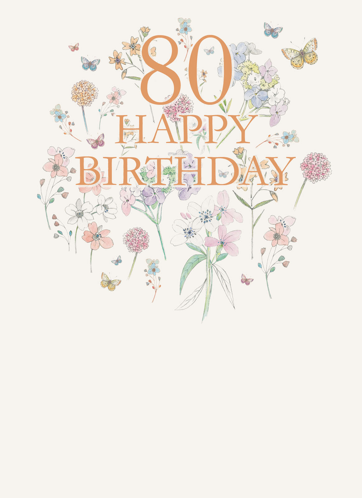 otter-house-age-to-celebrate-80-geburtstagskarte-schmetterling image 1