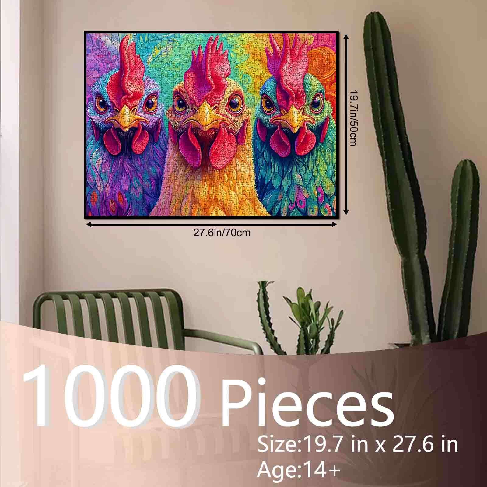 tucocoo-3-hippy-roosters-puzzle-1000-teile-h-hne image 5