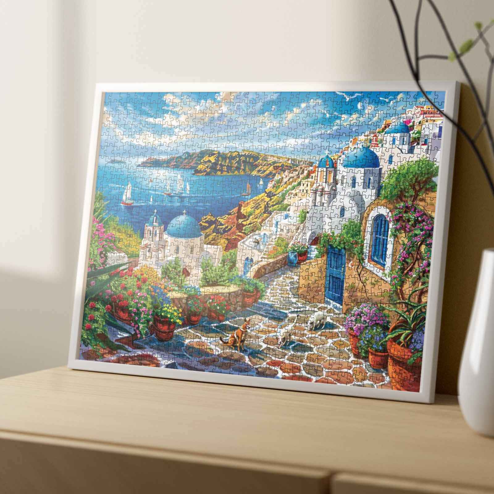 tucocoo-jigsaw-santorini-puzzle-1000-teile-landschaft-wei image 4