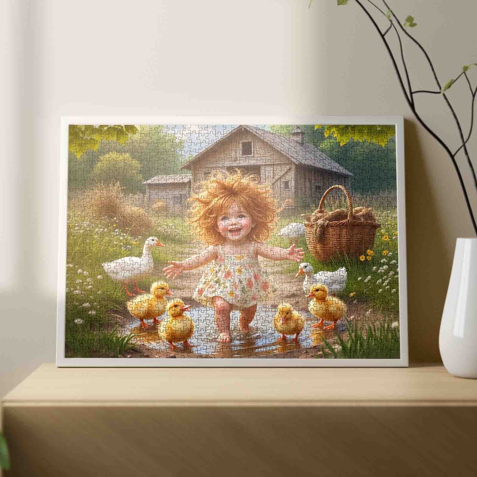 tucocoo-joyful-farmyard-girl-puzzle-1000-teile-paris image 3