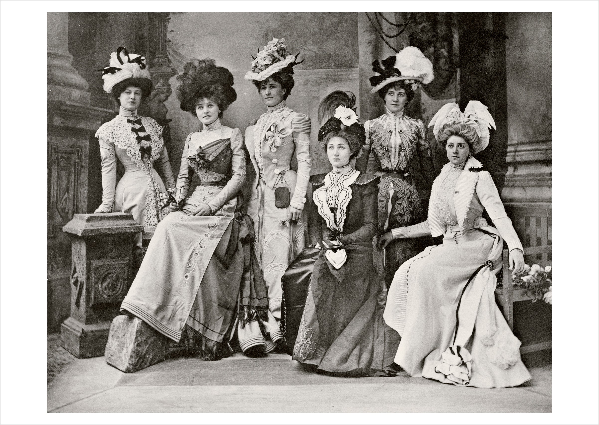 pomegranate-the-gaiety-girls-postkarte-theater-1898 image 1