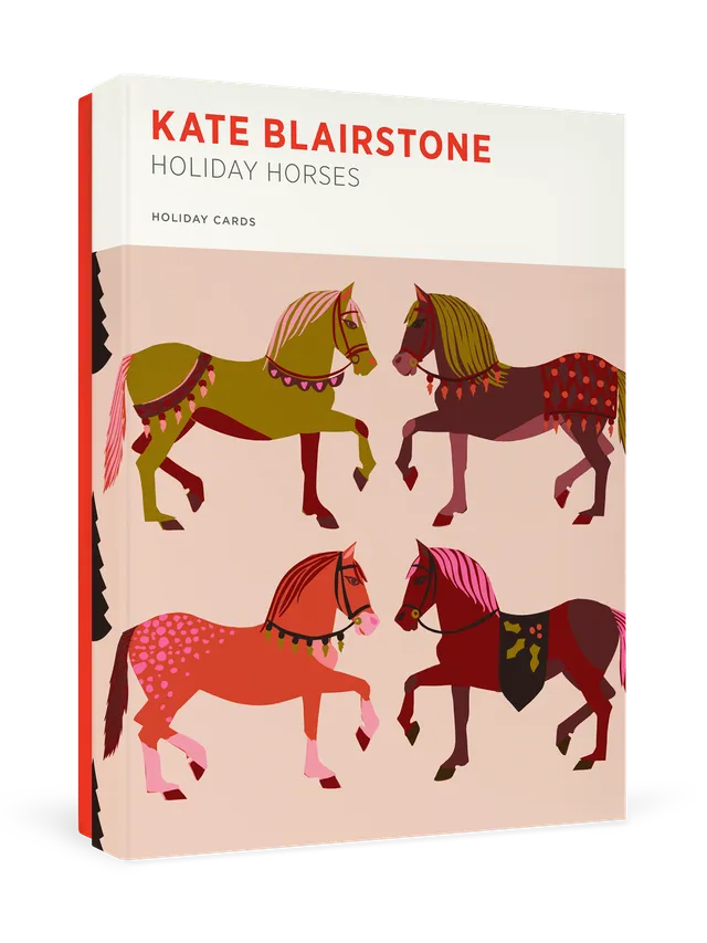 pomegranate-blairstone-weihnachtskarten-holiday-horses image 1