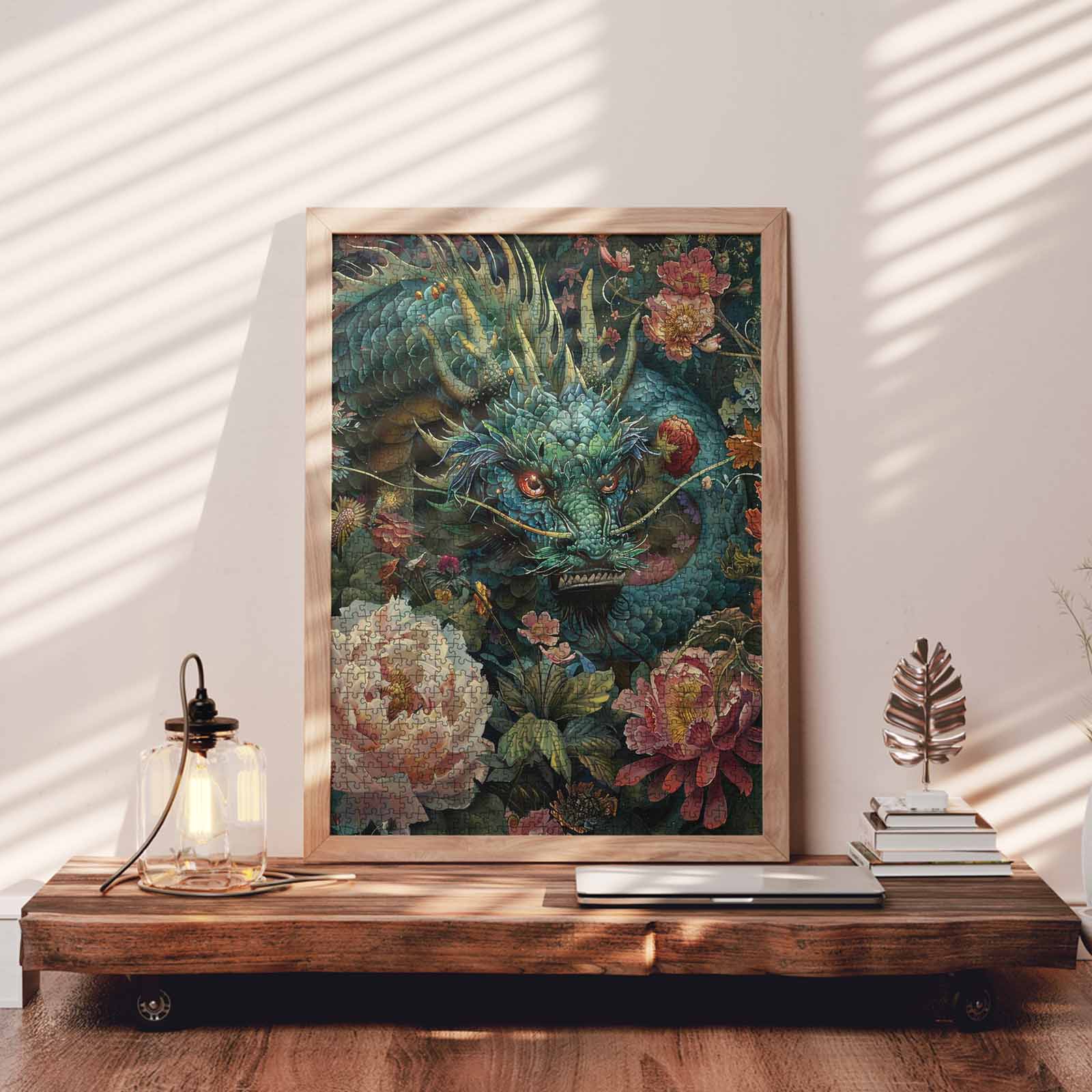 tucocoo-dragon-among-flowers-puzzle-1000-teile-drache image 3