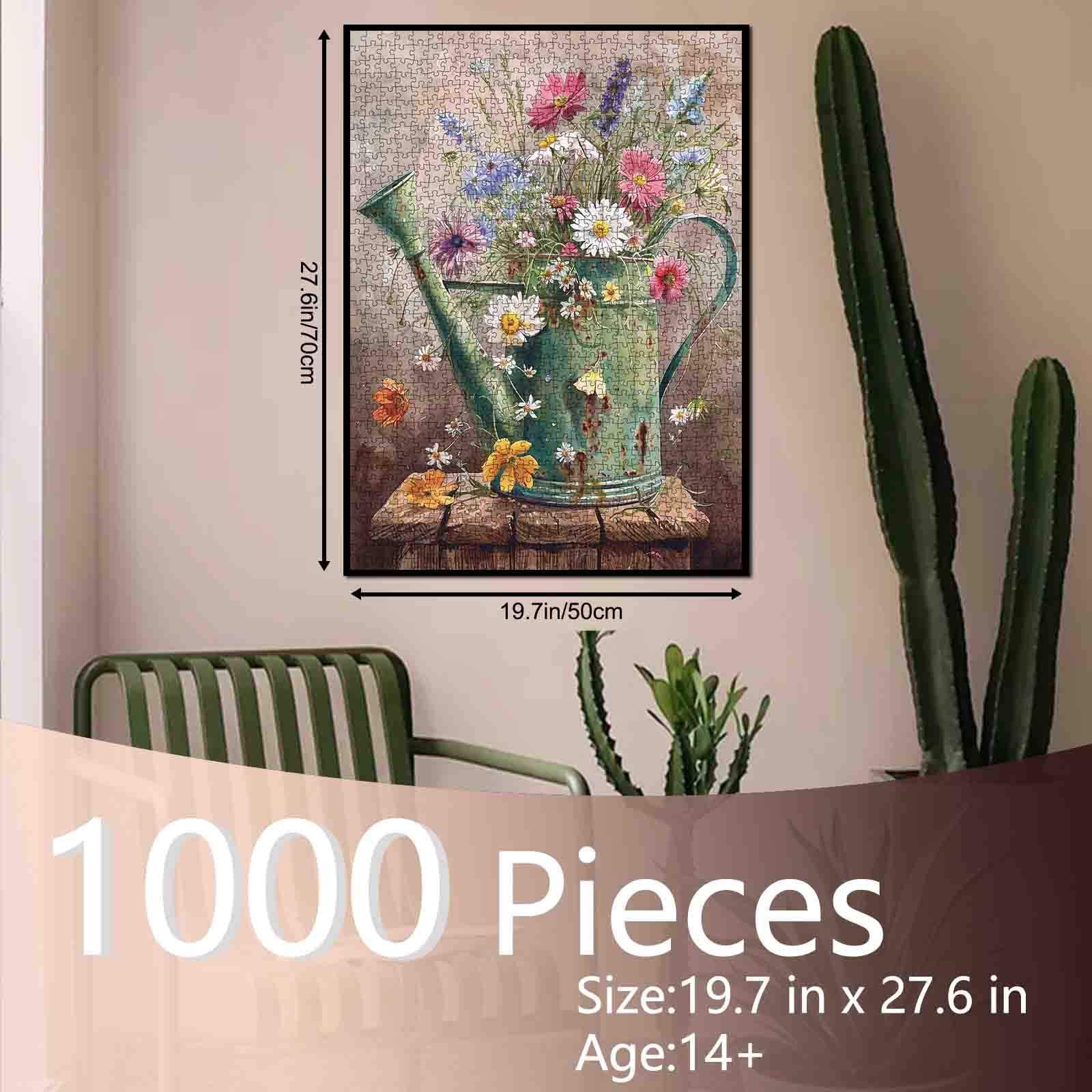 tucocoo-wildflower-watering-can-puzzle-1000-teile-blumen image 5