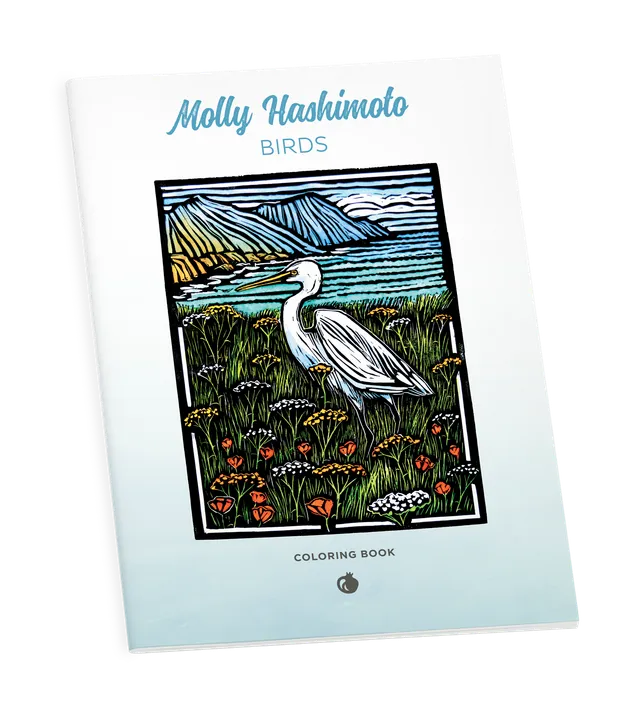 pomegranate-molly-hashimoto-birds-malbuch-v-gel image 1