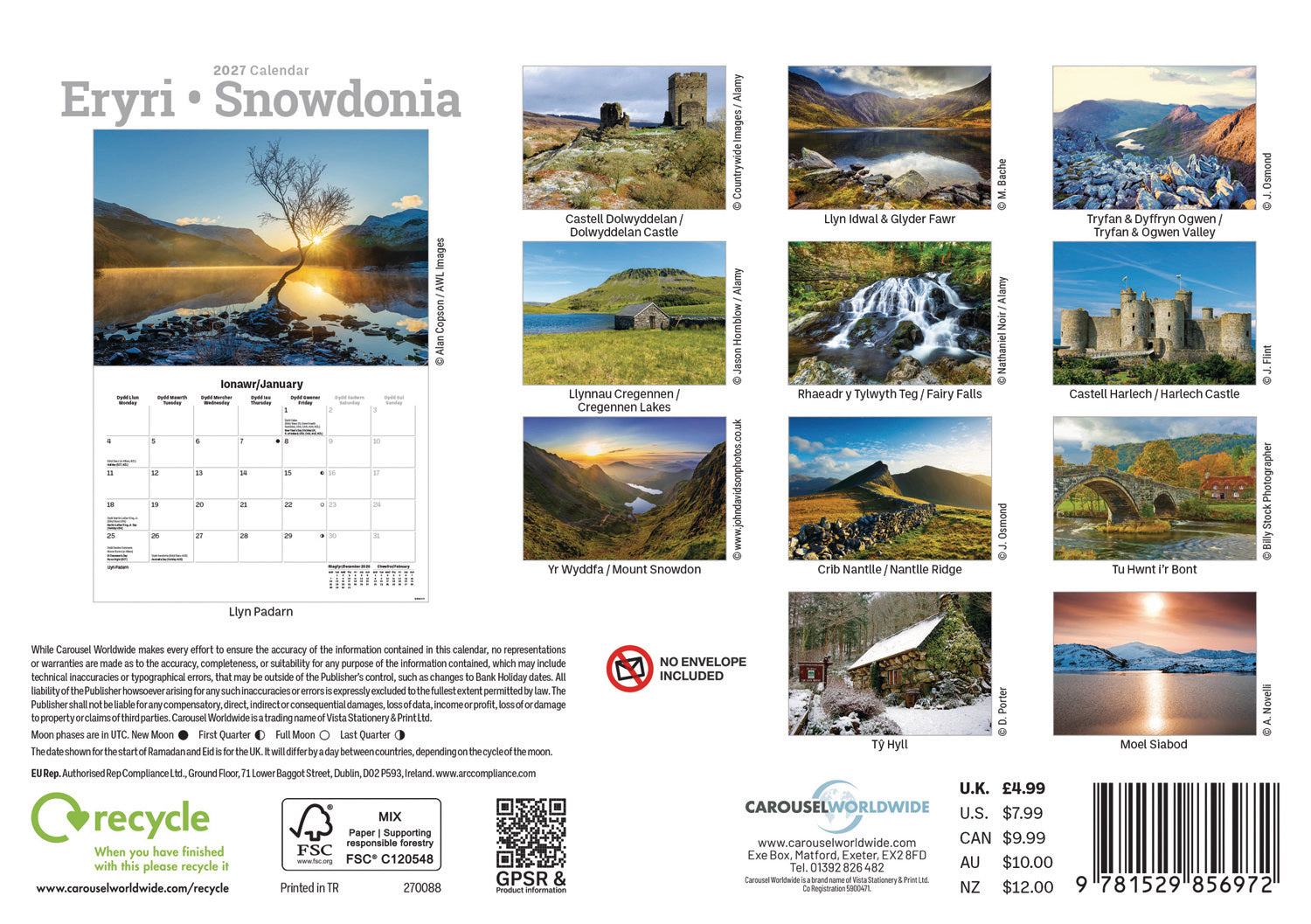 otter-house-snowdonia-wandkalender-2027-a5-mit-landschaftsfotos image 2