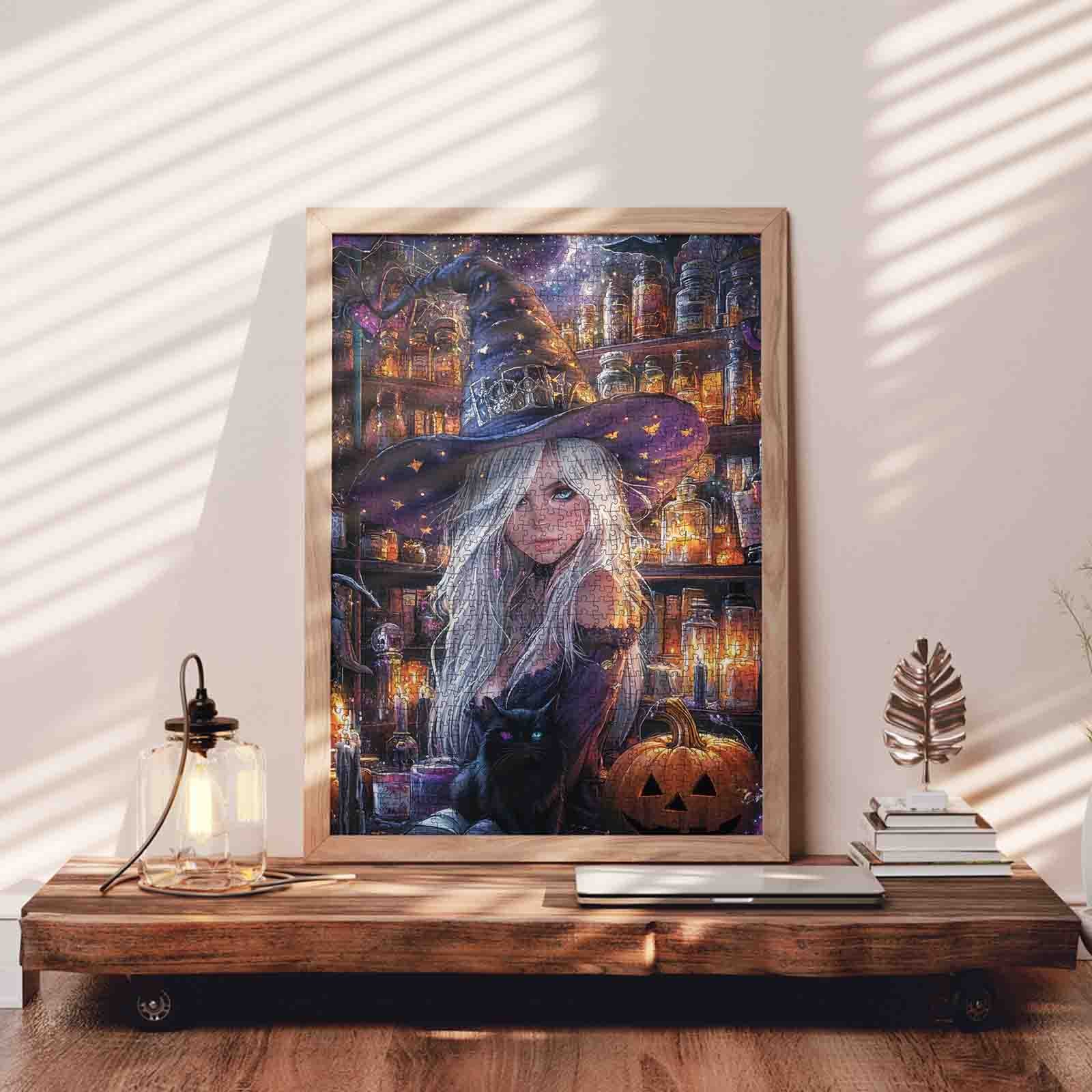 tucocoo-enchanted-halloween-witch-puzzle-1000-teile-hexe image 3