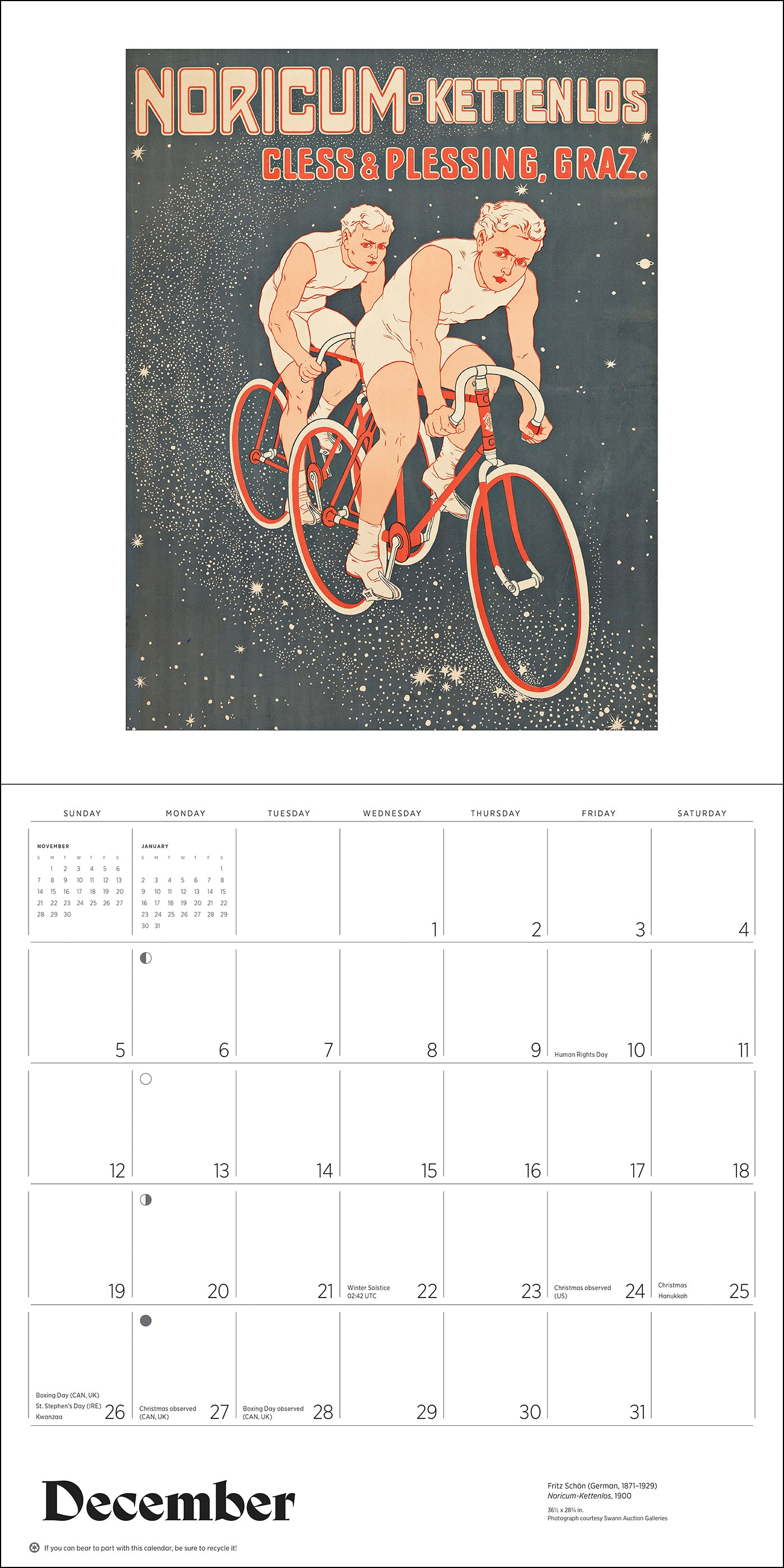 pomegranate-bicycles-vintage-posters-wandkalender-2027 image 6