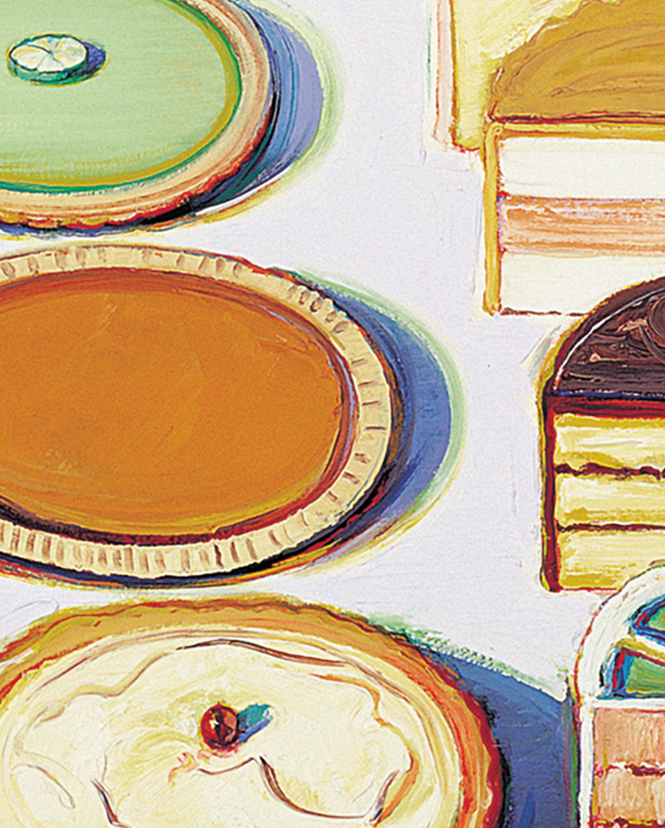 pomegranate-bookmarks-wayne-thiebaud-cakes-and-pies-lesezeichen-kuchenmotiv image 2
