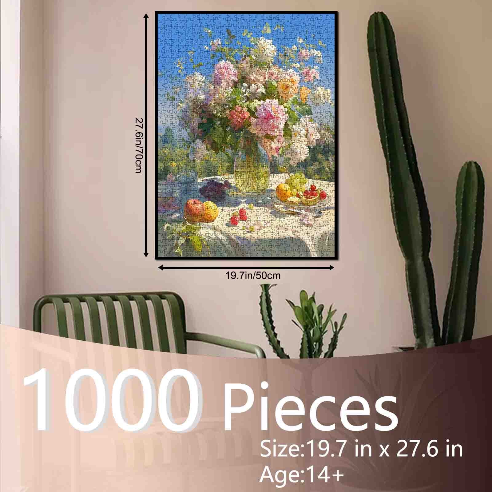 tucocoo-sunlit-garden-floral-vase-puzzle-1000-teile-blumen image 5