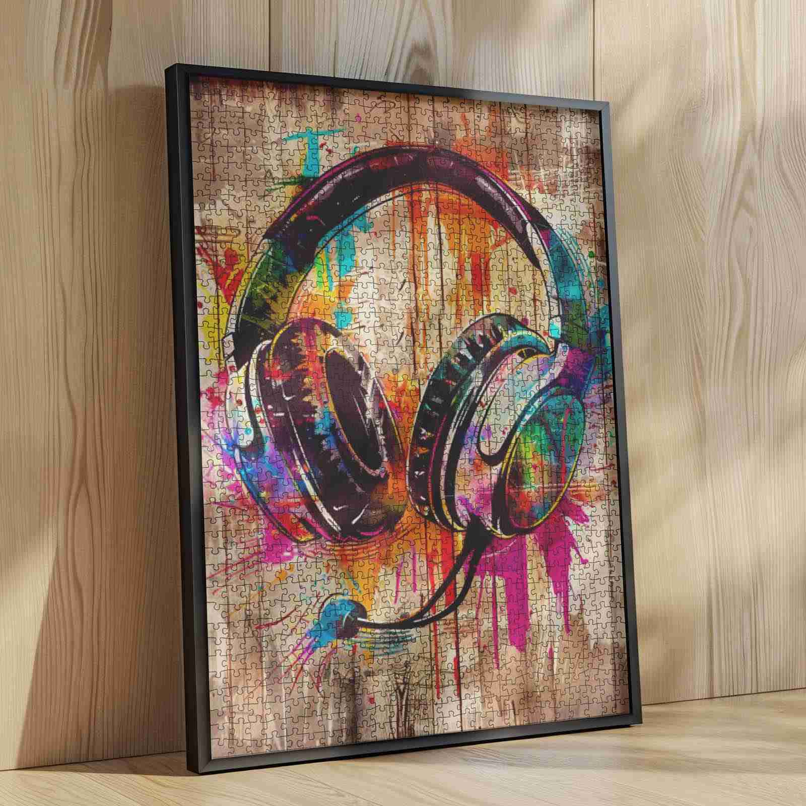 tucocoo-graffiti-headphones-puzzle-1000-teile-neon-motiv image 4