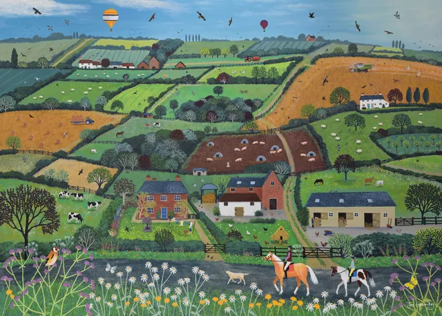 otter-house-farm-fields-jo-grundy-puzzle-1000-teile image 1