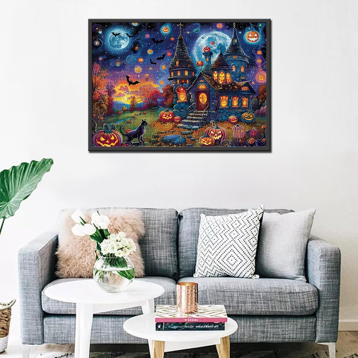tucocoo-halloween-night-bat-castle-puzzle-1000-teile-schloss image 3