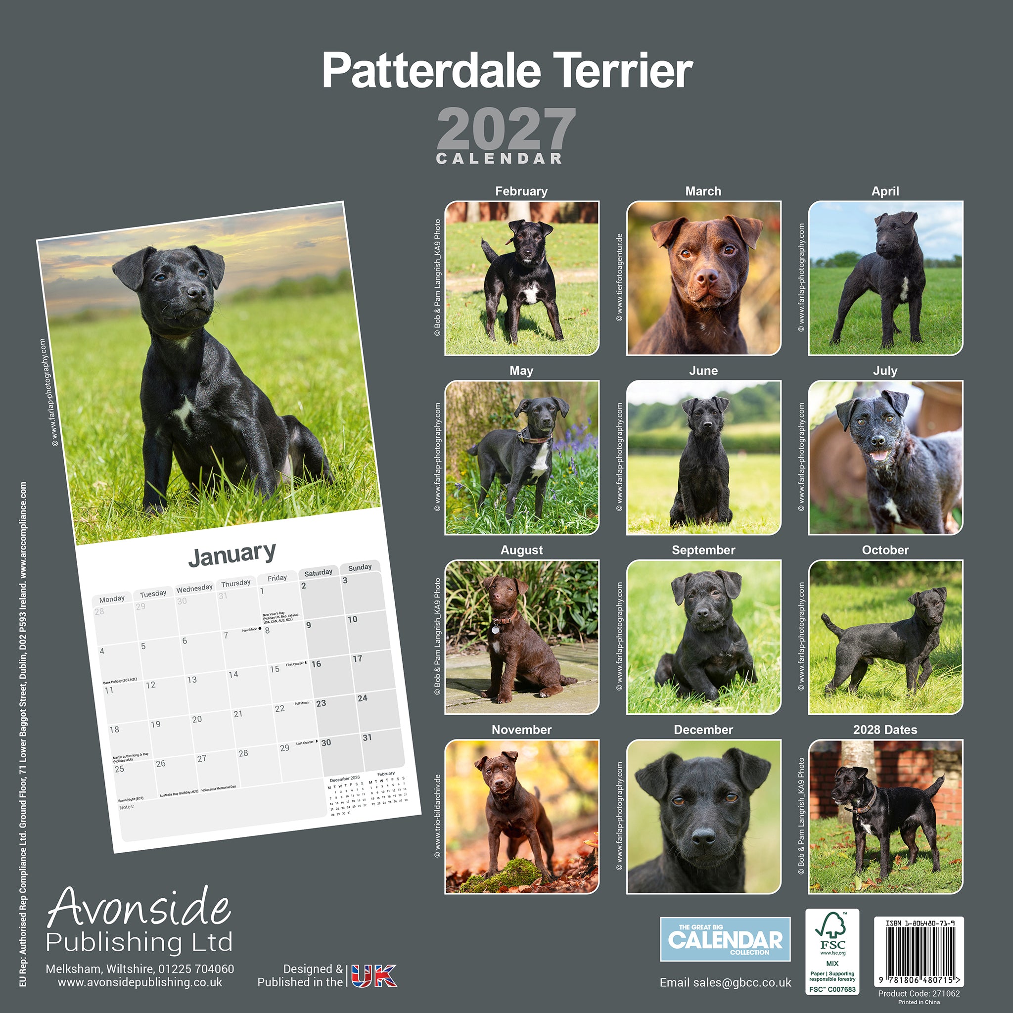 otter-house-patterdale-terrier-wandkalender-2027-hunde image 2