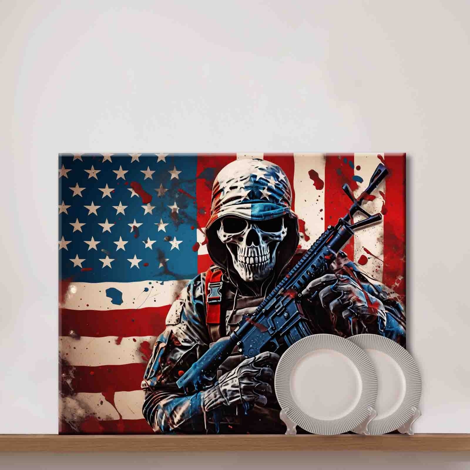 tucocoo-soldier-skull-warrior-malen-nach-zahlen-ohne-rahmen image 3