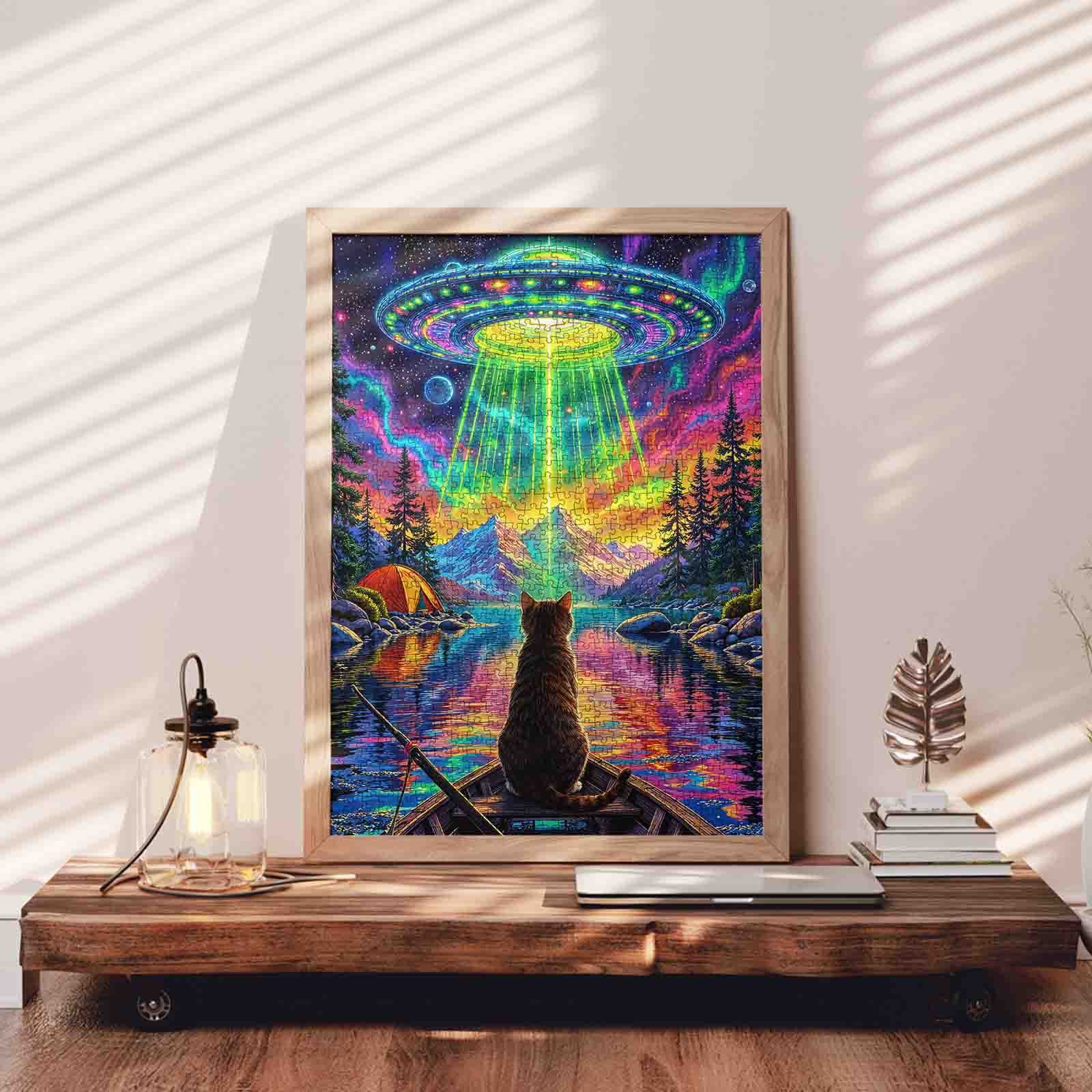 tucocoo-alien-light-mountain-lake-puzzle-1000-teile-nacht image 3